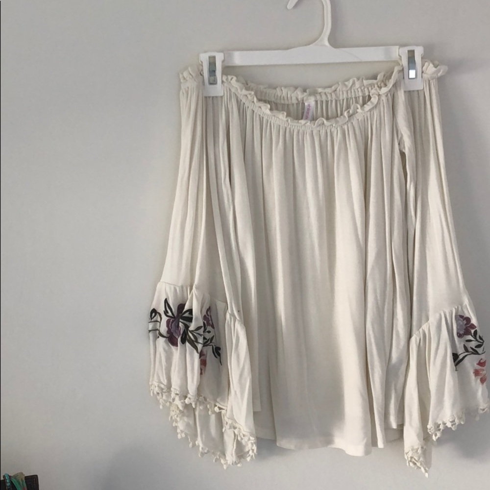 Off the shoulder blouse